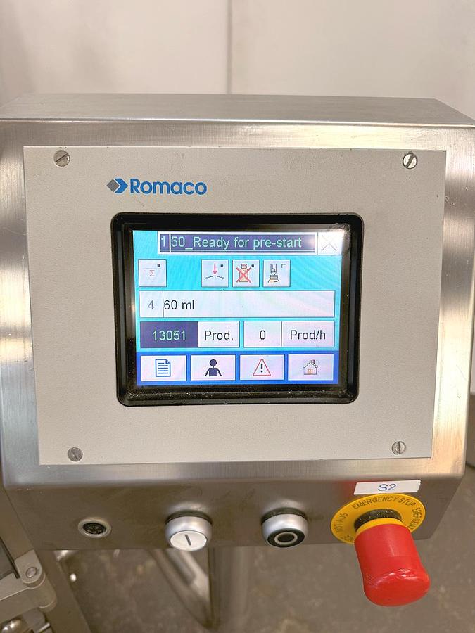 Used J 16936 E - Liquid Filler / Screw ROMACO MACOFAR LVI 4