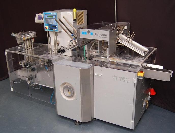 Used N 15253 D - Cartoner for Blisters UHLMANN C 150