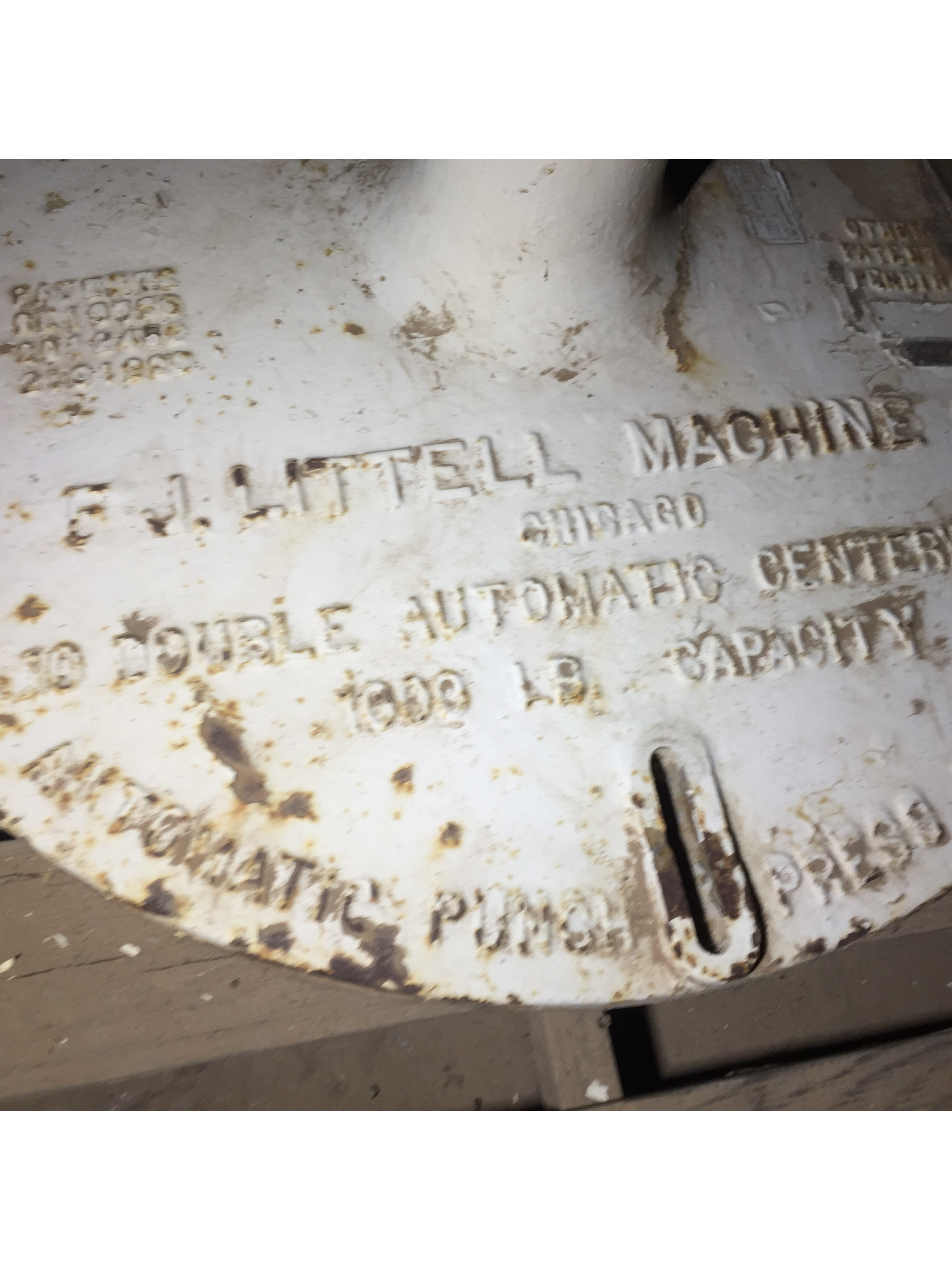 Used 1000 lb. Littel Dbl. End Coil Reel