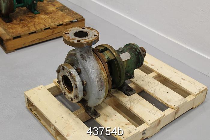 Used Goulds 3196 3x4x10 Pump, Stainless Steel Casing #43754