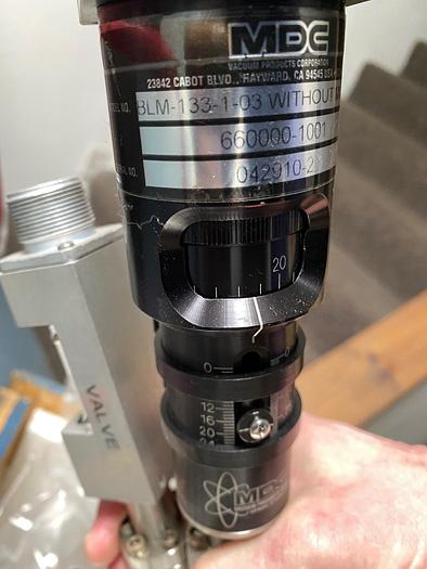 Used MDC Vacuum Products BLM-133-1-03 w/o Motor