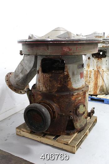 Used Beloit Model 3396 Shark Pulper Drive, Stainless Steel Rotor #40676