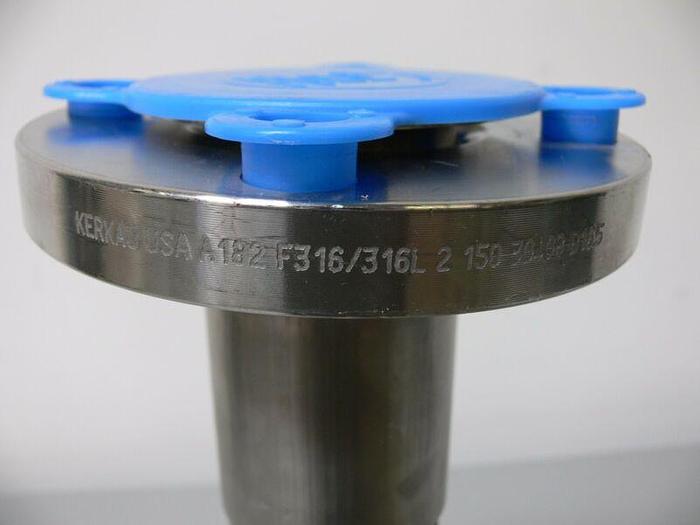 Used Saint-Gobain 316L Stainless Steel Flange Hose GFDA 2" X 2" X 18-3/8