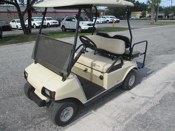 Used 2011 Club Car Gas Golf Cart With Fold Down Rear Seat Or 4 Seater