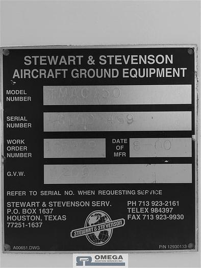 Used Stewart & Stevenson TMAC150 Air Start Unit - Continuous Flow