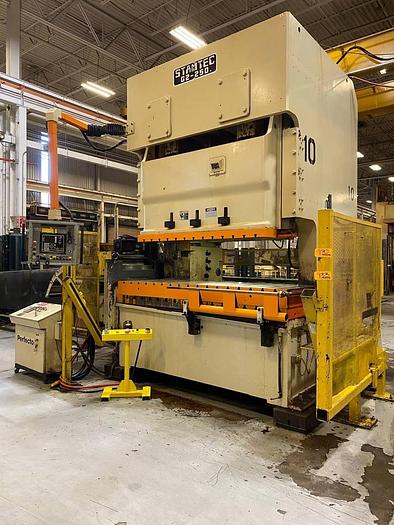 Used 275 TON STAMTEC DOUBLE CRANK GAP FRAME PRESS