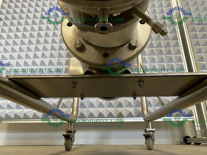 Used Fristam FZX2100 Centrifugal Pump on Stainless Steel Rolling Cart w/ Controller