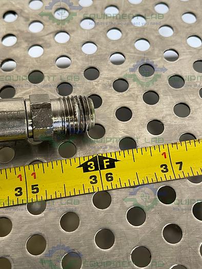 Used 36" Stainless Steel Braided Hose  w/ 1/2" Threaded Fitting