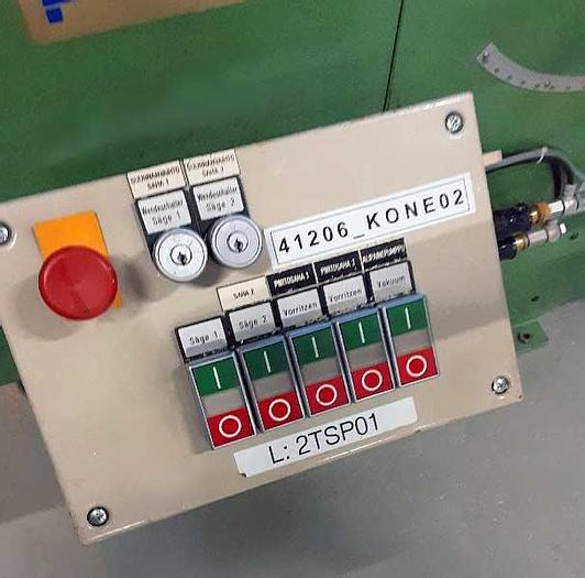 Used 1991 EIMA Maschinenbau EIMA double crosscut saw type 122