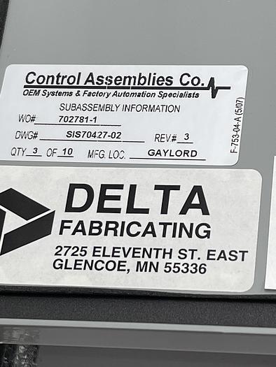 Control Assemblies 8PP70349-02, 702781-1