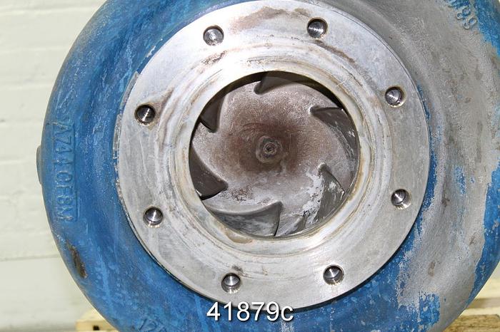 Used Goulds 3196 4x6x13 Pump, SS Casing, 6-Vane SS Impeller #41879