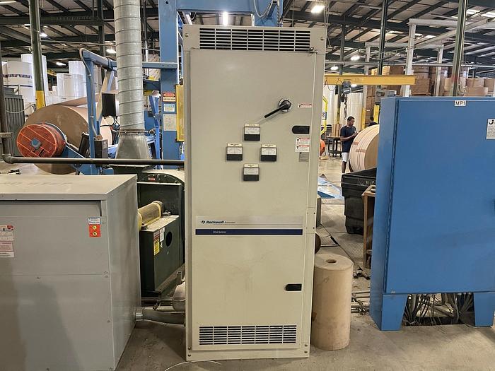 Used 96" JAGENBERG VARI-DUR 45-21 SLITTER REWINDER 82" UNWIND REWIND DIATEMERS