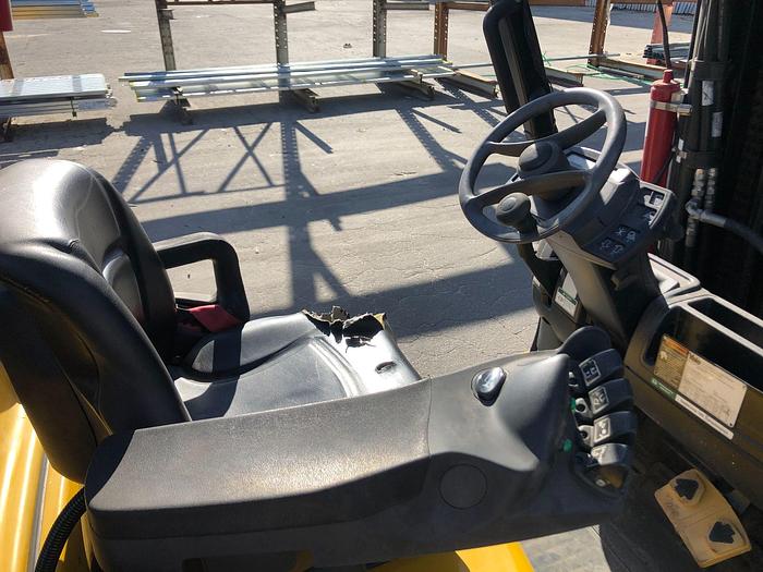 Used 12,000 POUND YALE ROLL CLAMP TRUCK MODEL GLC120VXPRS W/ 72" CLAMP MFG. 2015 5,500 HOURS