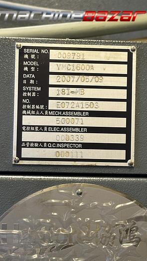 Used Hartford VMC 1600