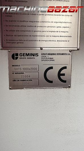 Used 2004 Geminis GHT5- 1000x2000
