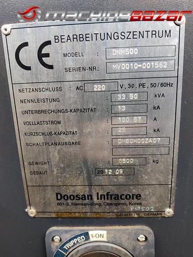 Used 2012 Doosan  DNM 500