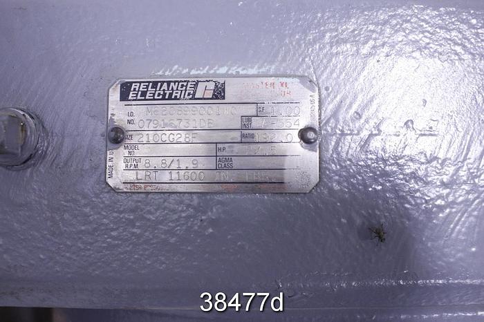 Used Beloit Jones D44000 Refiner Set up Motor, 42/46" #38477