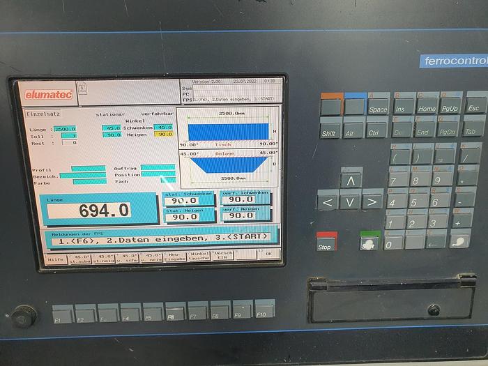 Gebraucht Doppelgehrungssäge Elumatec DG 244