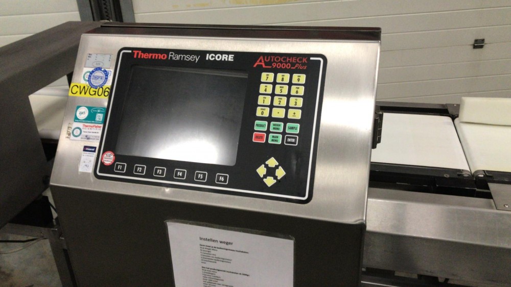 Used Thermo Ramsey metal and checkweigher