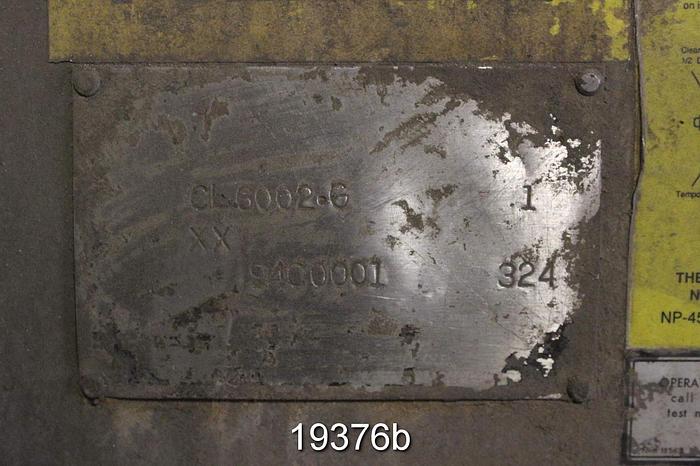 Used Nash CL6002G Vacuum Pump, 6000 Cfm, 324 Rpm. #19376