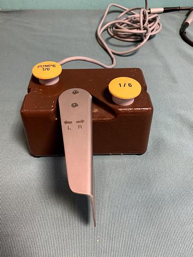 Gebraucht AESCULAP ELAN-E Chirurgiemotor GA 455 mit Fußschalter GA 139 und Biegewelle GA 176