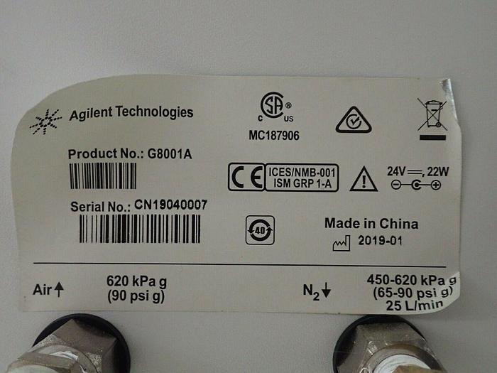 Used Agilent G8001A 4107 Nitrogen Generator