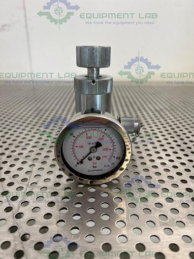 Used Afriso  Glycerine filled Bourdon Tube Pressure Gauges 0-2300 PSI 0-160 Bar