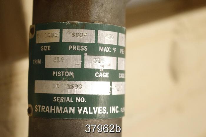 Used Strahman SV-1000 Sample Valve (1.5x1.25" NPT) #37962