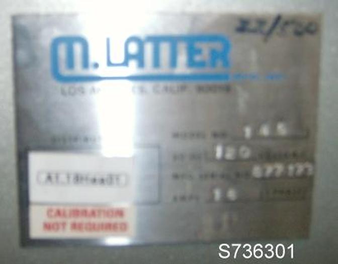 Used Tunnel, Shrink, Latter, Mdl 146, 15" x 6" x 10" #S736301