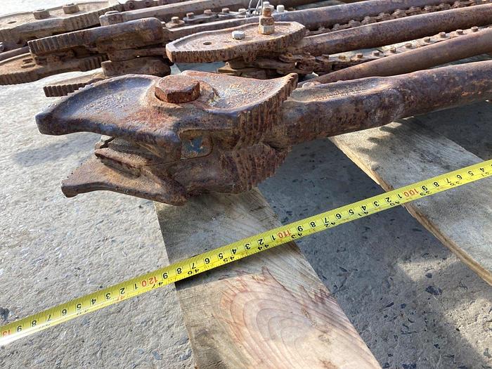 Used J H Williams Vulcan Superior 48" Chain Pipe Wrench