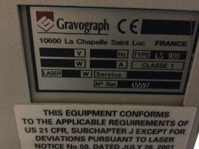 Used 2004 Gravograph LS900 Co2 Laser Marker