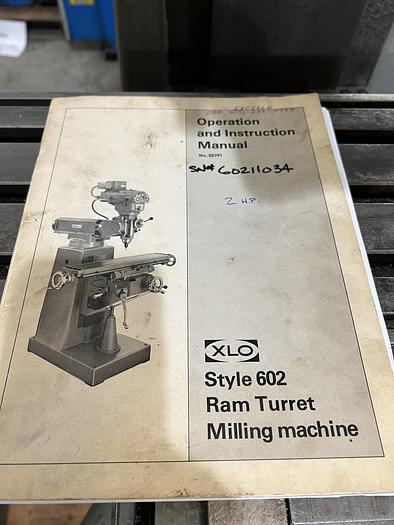 Used 1982 Ex-Cell-O Style 602 Ram Turret Milling Machine