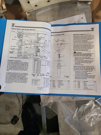 Used Zimmerman  200 Lb Air Balance Back Saving Heavy Lifting Hoist for Coil Stock