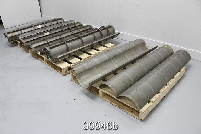 Used Black Clawson Hydradenser Inclined Screw Thickener Plates #39946