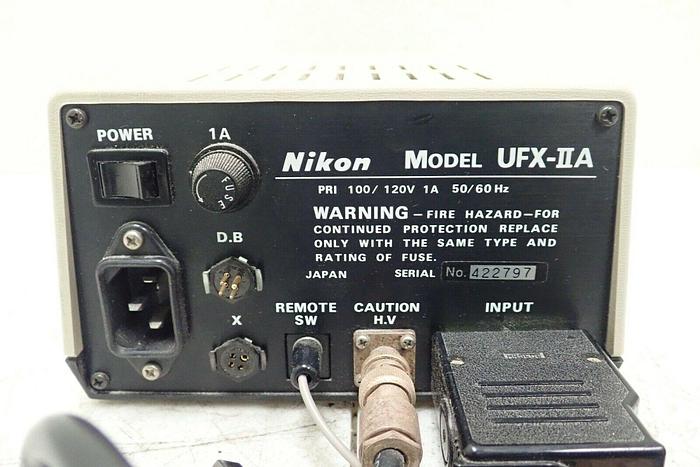Used Nikon UFX-IIA Photo Exposure Microscope Controller Microscopy Lab Photography