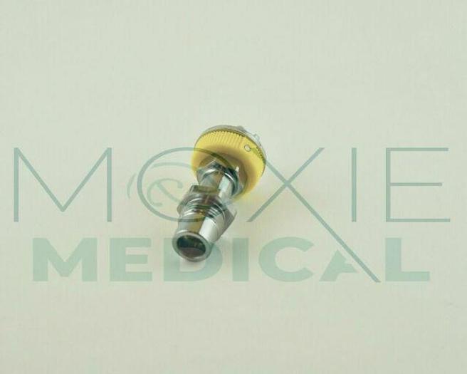 OHMEDA AIR QUICK CONNECT ADAPTER MALE X DISS DV, YELLOW, OH-119DV