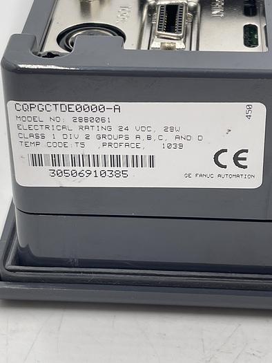 Used Quick Panel CQPGCTDE0000-A