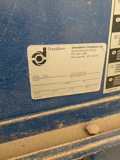 Used 2002 Donald Torit Unimaster UMA 750 / UMA 758V