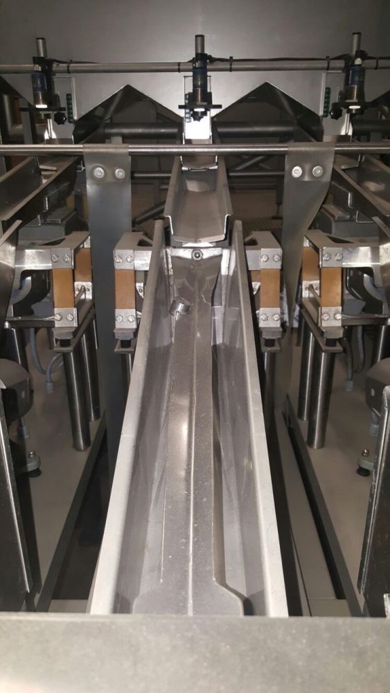 Used Newweigh lineair weighing and packing line