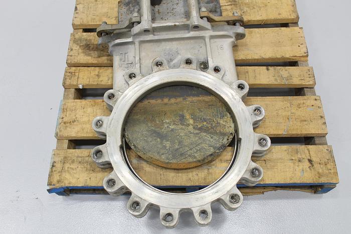 Used True Line 16" Hand Operated Knife Gate Valve #43827