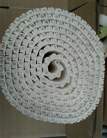 Used PLASTIC CONVEYOR BELT 12"x 4.5 feet