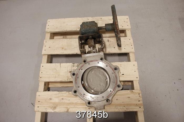 Used Neles Jamesbury 8" Hand Operated Butterfly Valve, 8 815L-11-3600MT #37845
