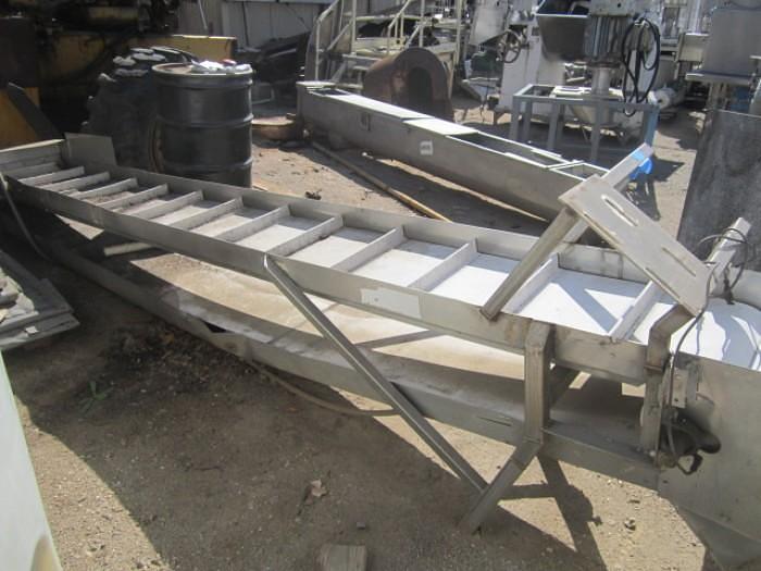 Used Conveyor, Belt, 18" x 13', S/st, Inclined #S738840