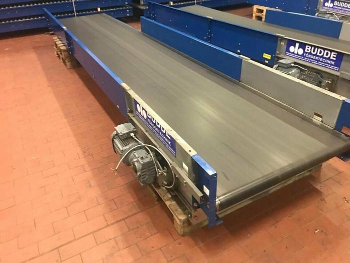 Gebraucht BUDDE Gurtförderer Förderband Gurtband