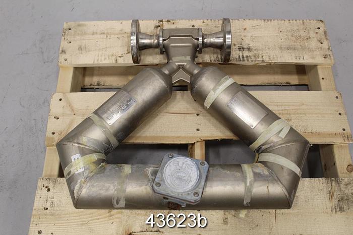 Used Micromotion RFT9739D4SUA Mass Flow Meter System #43623