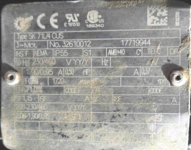 Used Conveyor, Belt, 30" x 5'10", Food Grade, S/st, 1 HP, #C742851