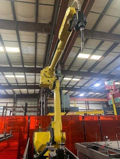 Used 2018 FANUC/LINCOLN WELDING CELL DUAL FANUC SERVO DRIVEN TRUNNIONS