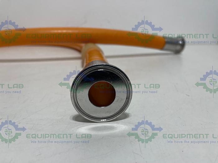 Used 72" Silicone Hose w/ 1" Sanitary Fitting 125 PSI at 20°C