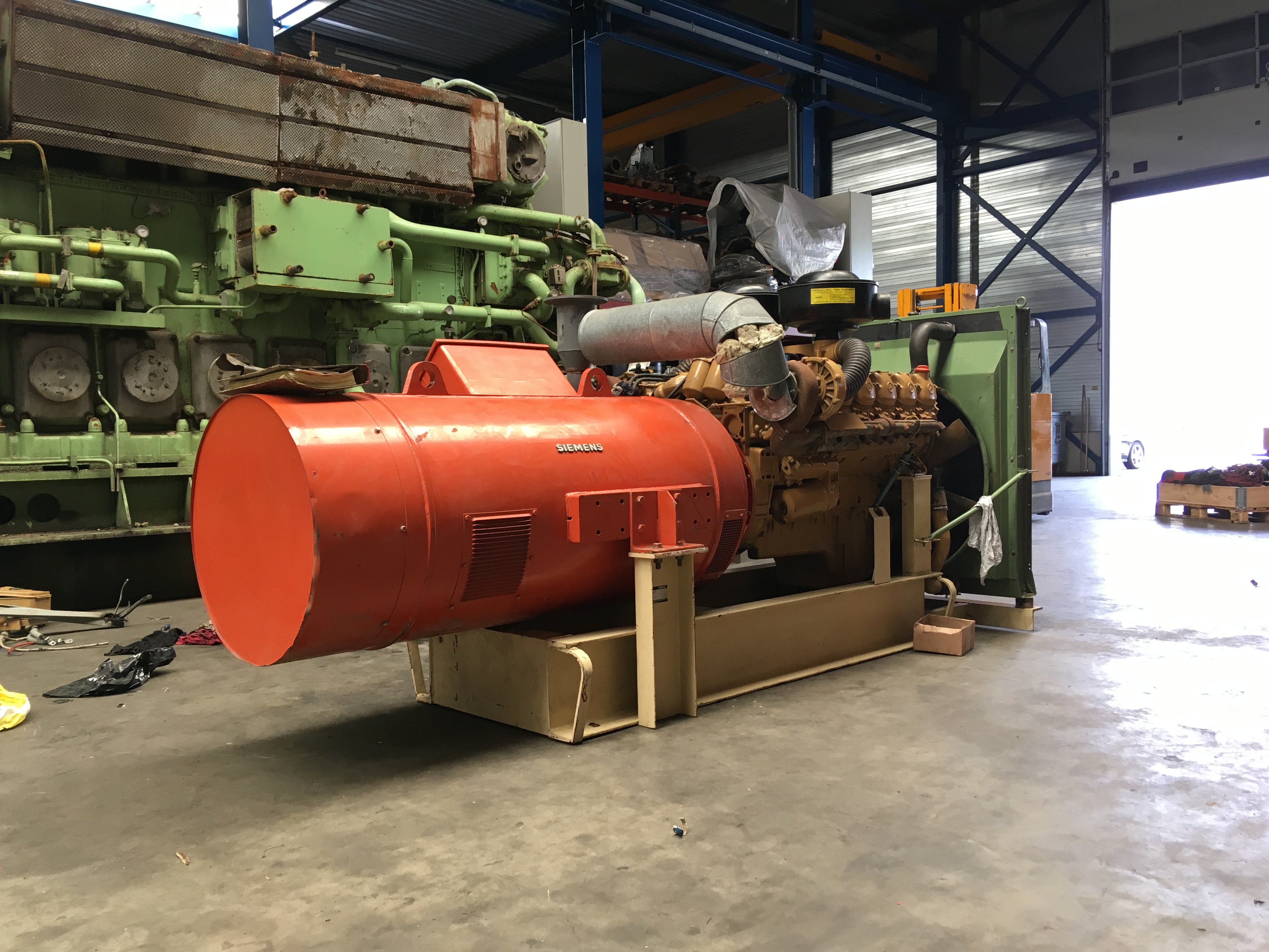 Used 1984 MERCEDES OM424A / SIEMENS GEN.SET 550 KVA