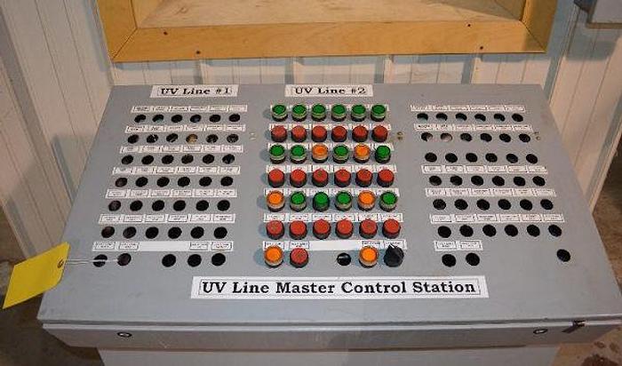 Used LOBO ROLL COATER LINE CONTROL PANEL
